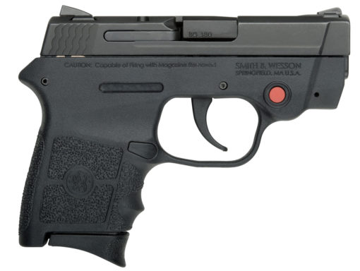 Smith & Wesson 10048 M&P Bodyguard 380 ACP 2.75" 6+1 Matte Black Black Armornite Stainless Steel Slide Black Polymer Grip Crimson Trace Red Laser