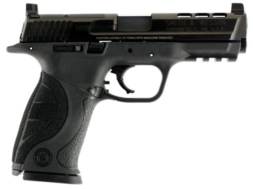 Smith & Wesson 10097 M&P 9 Double 9mm Luger 4.25" Ported 17+1 Black Interchangeable Backstrap Grip Black Stainless Steel