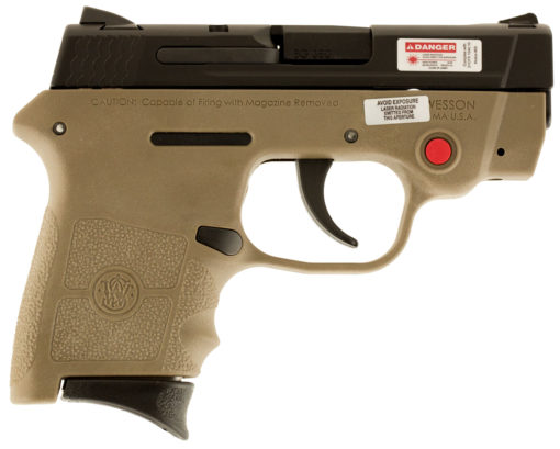 Smith & Wesson 10168 M&P 380 Bodyguard Crimson Trace 380 ACP 2.75" 6+1 FDE/Black Armornite Stainless Steel