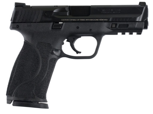 Smith & Wesson 11758 M&P M2.0 9mm Luger 4.25" 15+1 Black Black Armornite Stainless Steel Slide Black Polymer Grip