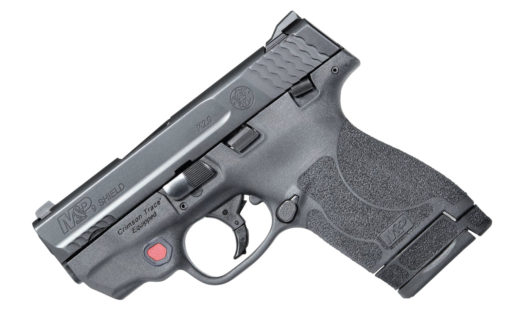Smith & Wesson 11671 M&P Shield M2.0 9mm Luger 3.10" 7+1 Black Black Armornite Stainless Steel Slide Black Polymer Grip Crimson Trace Red Laser