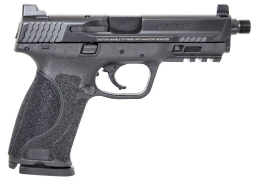Smith & Wesson 11770 M&P M2.0 9mm Luger 4.60" TB 17+1 Black Black Armornite Stainless Steel Slide Black Interchangeable Backstrap Grip