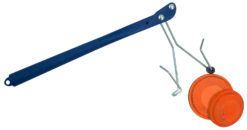 Birchwood Casey 49302 Wingone Ultimate Handheld Clay Thrower Blue Double Right Hand