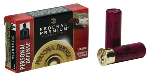 Federal PD13200 Premium Personal Defense 12 Gauge 2.75" 9 Pellets 00 Buck Shot 5 Bx/ 50 Cs