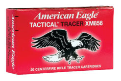 Federal XM856 American Eagle Tactical Tracer 223 Remington/5.56 NATO 64 GR Full Metal Jacket Tactical Tracer 20 Bx/ 25 Cs
