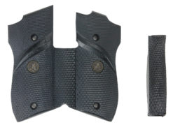 Pachmayr 03306 Signature Grip Wraparound Checkered Black Rubber with Backstrap & Finger Grooves for S&W 39