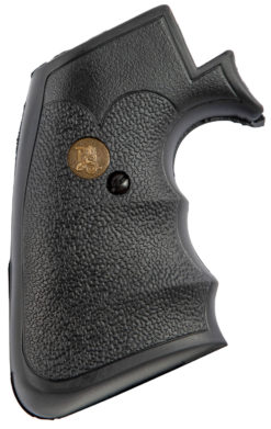 Pachmayr 05067 Gripper Grip Checkered Black Rubber with Finger Grooves for Ruger Super Blackhawk