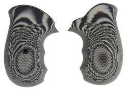 Pachmayr 61221 Tactical Grip Checkered Black & Gray with Finger Grooves for Ruger SP101