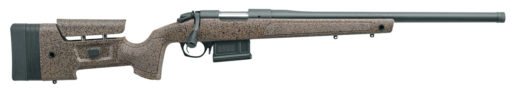 Bergara Rifles B14S354 B-14 HMR 22-250 Rem 5+1 24" Matte Blued Black Speckled Brown Adjustable Cheekpiece Mini-Chassis Stock Right Hand (Full Size)