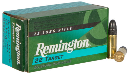 Remington Ammunition 21022 Target  22 LR 40 gr Round Nose (RN) 50 Bx/ 100 Cs