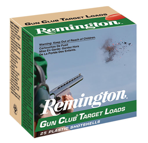 Remington Ammunition 20234 Gun Club 12 Gauge 2.75" 1-1/8 oz 8 Shot 25 Bx/ 10 Cs
