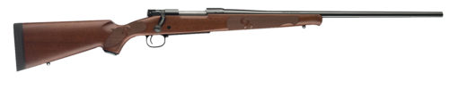 Winchester Guns 535200226 Model 70 Featherweight 270 Win 5+1 Cap 22" Brushed Polish Blued Rec/Barrel Satin Walnut Fixed with Feather Checkering Stock Right Hand with MOA Trigger System (Full Size)