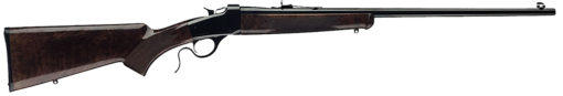 Winchester Guns 524100186 Model 1885 Low Wall Hunter 17 WSM 1rd 24" Octagon Barrel Brushed Polish Blued Rec Satin Walnut Fixed Pistol Grip Stock Right Hand (Full Size)