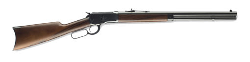 Winchester Guns 534162141 Model 1892 Short Rifle 45 Colt (LC) 10+1 Cap 20" Brushed Polish Blued Rec/Barrel Satin Walnut Fixed Straight Grip Stock Right Hand (Full Size)