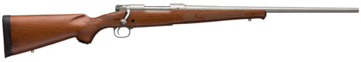 Winchester Guns 535234233 Model 70 Featherweight 300 Win Mag 3+1 Cap 24" Matte Stainless Rec/Barrel Satin Walnut Fixed with Feather Checkering Stock Right Hand with MOA Trigger System (Full Size)
