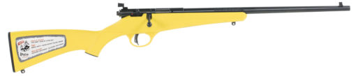 Savage Arms 13805 Rascal  22 LR 1rd Cap 16.10" Blued Rec/Barrel Yellow Stock Right Hand (Youth)