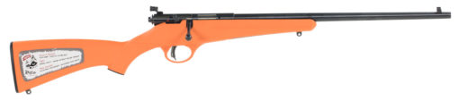 Savage Arms 13810 Rascal  22 LR 1rd Cap 16.10" Blued Rec/Barrel Orange Stock Right Hand (Youth)
