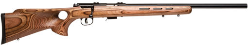 Savage Arms 28750 Mark II BTV 22 LR 5+1 Cap 21" Matte Blued Rec/Barrel Natural Brown Laminate Fixed Thumbhole Stock Right Hand (Full Size)