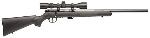 Savage Arms 29200 Mark II FVXP 22 LR 5+1 Cap 21" Matte Blued Rec/Barrel Matte Black Stock Right Hand (Full Size) Includes Bushnell 3-9x40mm Scope with AccuTrigger