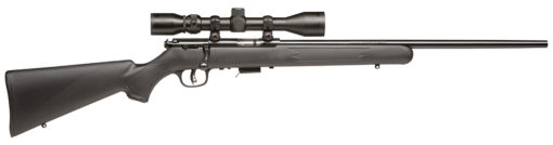 Savage Arms 96209 93R17 FXP 17 HMR 5+1 Cap 21" Matte Blued Rec/Barrel Matte Black Stock Right Hand (Full Size) Includes Bushnell 3-9x40mm Scope with AccuTrigger