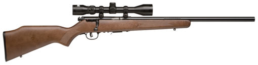 Savage Arms 96222 93R17 GVXP 17 HMR 5+1 Cap 21" Matte Blued Rec/Barrel Satin Hardwood Stock Right Hand (Full Size) Includes Bushnell 3-9x40mm Scope with AccuTrigger