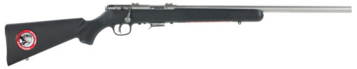 Savage Arms 96703 93R17 FVSS 17 HMR 5+1 Cap 21" HB Matte Stainless Rec/Barrel Matte Black Stock Right Hand (Full Size)