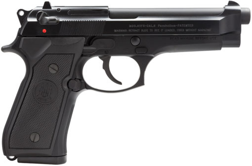 Beretta USA JS92F300M 92FS  9mm Luger 4.90" 15+1 Black Frame Bruniton Steel Slide Black Polymer Grip (Made in Italy)