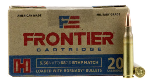 Frontier Cartridge FR310 Rifle  5.56x45mm NATO 68 gr Boat-Tail Hollow Point Match 20 Bx/ 25 Cs