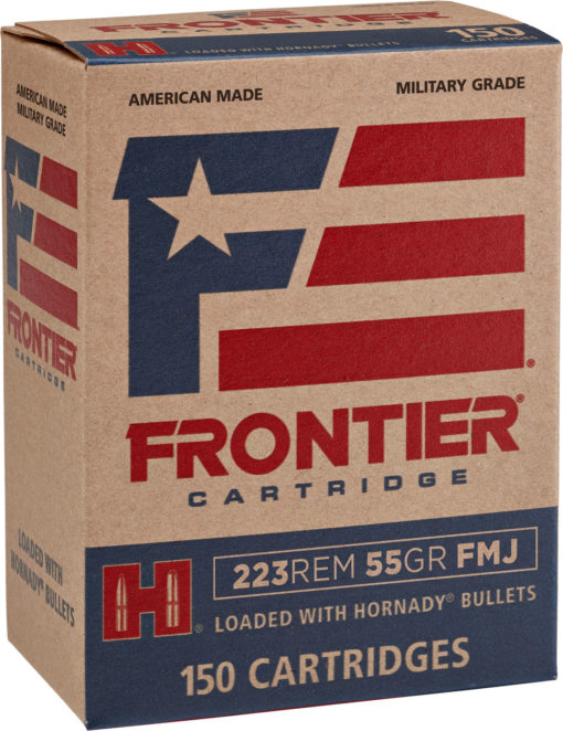 Frontier Cartridge FR1015 Rifle 223 Rem 55 gr Full Metal Jacket (FMJ) 150 Bx/ 8 Cs