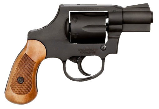 Rock Island 51280 Revolver M206 Spurless 38 Special 6rd 2" Black Parkerized Steel Wood Grip