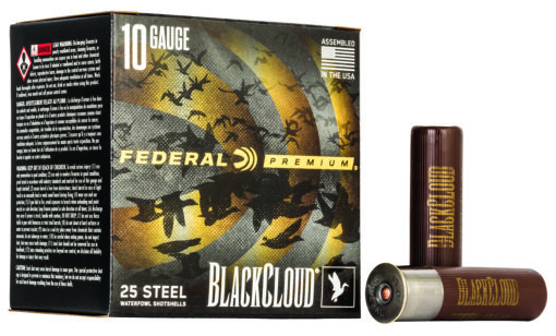Federal PWBX1072 Black Cloud FS Steel 10 Gauge 3.5" 1 5/8 oz 2 Shot 25 Bx/ 10 Cs