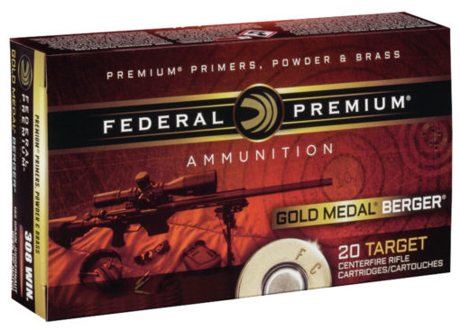 Federal GM65GDLBH130 Premium Gold Medal 6.5 Grendel 130 gr Berger Boat-Tail Hollow Point 20 Bx/ 10 Cs