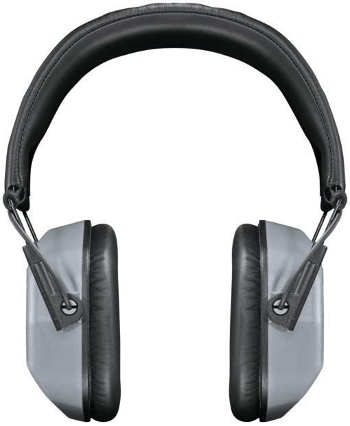 Champion Targets 40980 Vanquish Pro Electronic Hearing Muff Over the Head Gray Ear Cups with Black Headband with Bluetooth for Adults