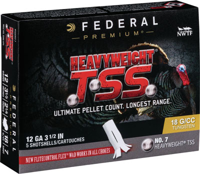 Heavyweight TSS Turkey Shotshell 12 GA 3 1/2" 2 1/4oz #7