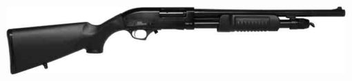 Iver Johnson Arms PAS12 PAS  Black Pump 20 Gauge 18.50" 3" 4+1 Black Fixed Synthetic Stock