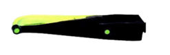 HiViz XAP20043G Xcel HD Archery Fiber Optic Sights Green