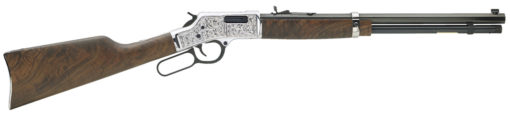 Henry H006CSD Big Boy Silver Deluxe Engraved 45 Colt (LC) 10+1 20" Silver American Walnut Right Hand
