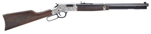 Henry H006MSD Big Boy Silver Deluxe Engraved 357 Mag 10+1 20" Silver American Walnut Right Hand