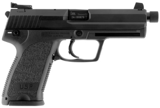 HK 81000349 USP Tactical V1 9mm Luger 4.86" TB 10+1 (2) Black Polymer Frame Black Steel Slide Black Polymer Grip