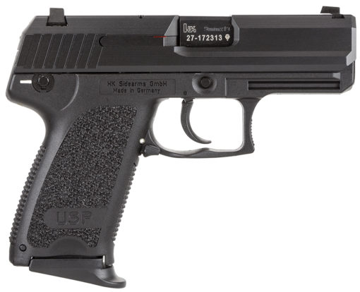 HK 81000329 USP Compact V1 9mm Luger 3.58" 13+1 (2) Black Black Steel Slide Black Polymer Grip