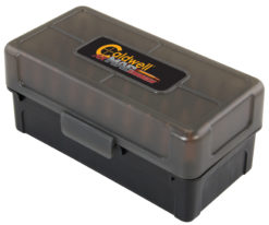 Caldwell 397480 Mag Charger Ammo Box 50rd 7.62x39 Black/Clear