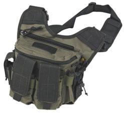 US PeaceKeeper P20305 Rapid Deployment Pack  Shoulder Sling 600D Polyester OD Green w/Black Accents 12" L x 10" H x 3" D