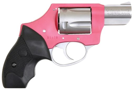 Charter Arms 53831 Undercover Lite Pink Lady 38 Special 5rd 2" Stainless Steel Barrel & Cylinder Pink Aluminum Frame with Black Rubber Grip