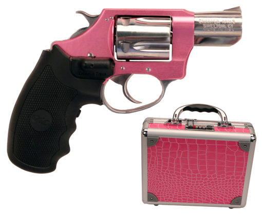 Charter Arms 53832 Undercover Lite Chic Lady 38 Special 5rd 2" High Polished Stainless Cylinder & Barrel Pink Aluminum Frame Black Rubber Grip w/Crimson Trace Laser