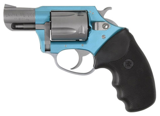 Charter Arms 53860 Undercover Lite Santa Fe 38 Special 5rd 2" Stainless Steel Barrel & Cylinder Turquoise Aluminum Frame with Black Rubber Grip