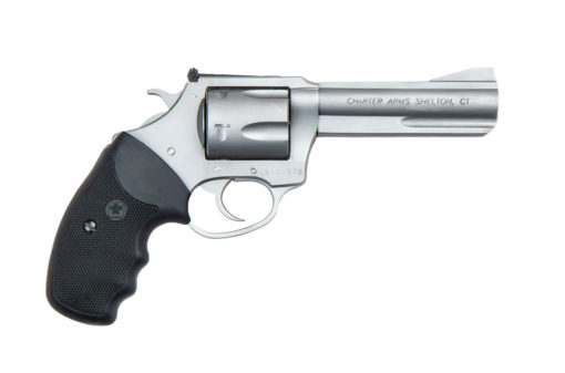 Charter Arms 73542 Mag Pug  357 Mag 5rd 4.20" Overall Stainless Steel with Black Rubber Grip