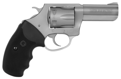 Charter Arms 73802 Pitbull  380 ACP 6rd 3" Overall Stainless Steel with Black Rubber Grip