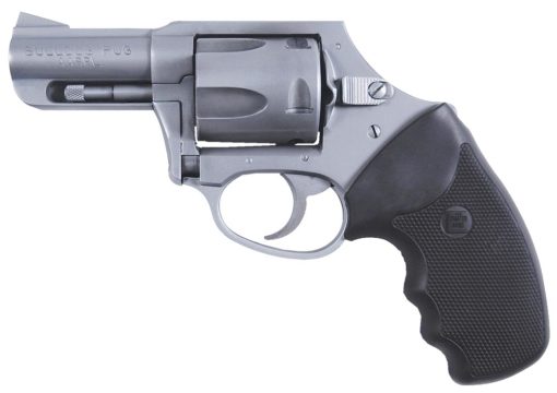 Charter Arms 74421 Bulldog  44 S&W Spl 5rd 2.50" Overall Stainless Steel with Black Rubber Grip
