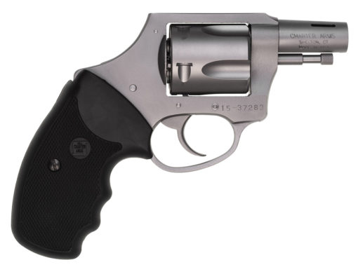 Charter Arms 74429 Bulldog Boomer 44 S&W Spl 5rd 2" Overall Matte Stainless Steel with Black Rubber Grip