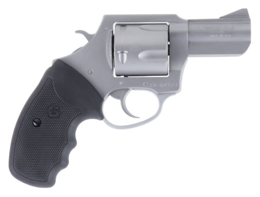 Charter Arms 74530 Bulldog  45 Colt (LC) 5rd 2.50" Overall Stainless Steel with Black Rubber Grip